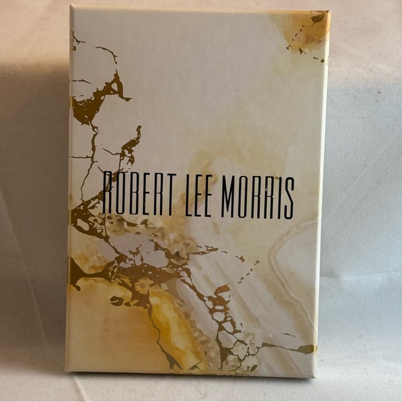 Robert Lee Morris Soho Turquoise Dangle Earrings Silver Tone 2.75” Drop NEW - Picture 10 of 10